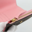LOUIS VUITTON Monogram Vivienne Portefeuille Victorine Pink M69754 Auth 168298M-20