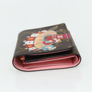 LOUIS VUITTON Monogram Vivienne Portefeuille Victorine Pink M69754 Auth 168298M-4
