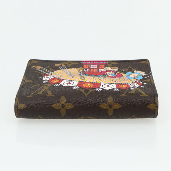 LOUIS VUITTON Monogram Vivienne Portefeuille Victorine Pink M69754 Auth 168298M