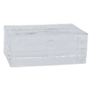 LOUIS VUITTON Crystal Trunk Paper Weight Glass Clear LV Auth 168299-1