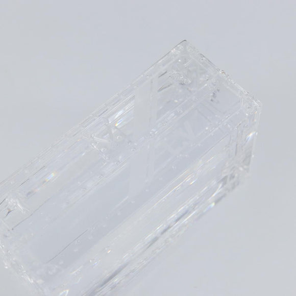 LOUIS VUITTON Crystal Trunk Paper Weight Glass Clear LV Auth 168299