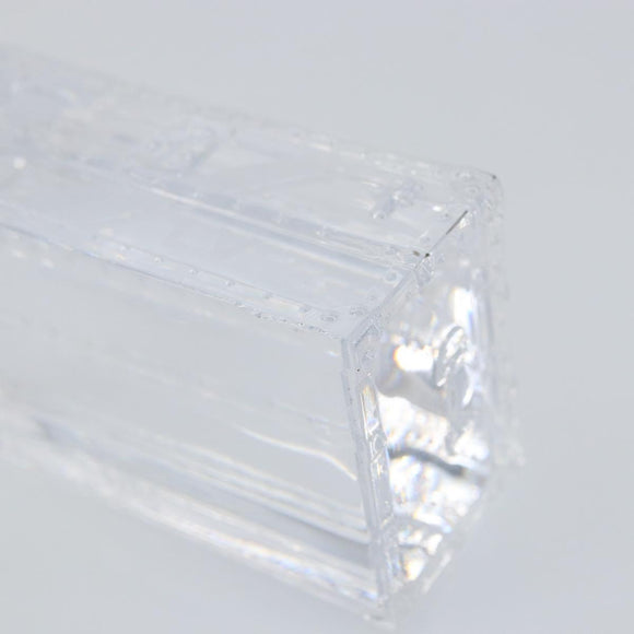 LOUIS VUITTON Crystal Trunk Paper Weight Glass Clear LV Auth 168299