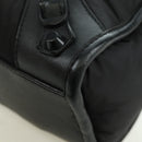BALENCIAGA Classic Mini City Hand Bag Nylon 2way Black 300295 Auth 168315M-16