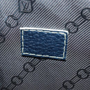 LOUIS VUITTON Tobaco T&B Shoe bag Tote Bag Leather Navy M95149 LV Auth 168317V-16