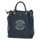 LOUIS VUITTON Tobaco T&B Shoe bag Tote Bag Leather Navy M95149 LV Auth 168317V-2