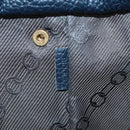 LOUIS VUITTON Tobaco T&B Shoe bag Tote Bag Leather Navy M95149 LV Auth 168317V-20