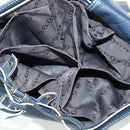 LOUIS VUITTON Tobaco T&B Shoe bag Tote Bag Leather Navy M95149 LV Auth 168317V-26