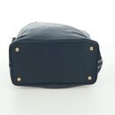LOUIS VUITTON Tobaco T&B Shoe bag Tote Bag Leather Navy M95149 LV Auth 168317V-9