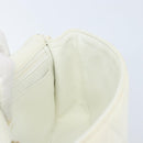 CHANEL Matelasse 25 Chain Shoulder Bag Leather White Gold CC Auth 168320V-20