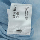 CHANEL Knitted Fabrics Short Sleeved T Shirt Cotton Light Blue CC Auth 168330M-16