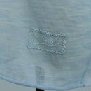 CHANEL Knitted Fabrics Short Sleeved T Shirt Cotton Light Blue CC Auth 168330M-9
