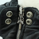 Chrome Hearts Donsjack Lamsleer XS Zwart Authentiek 168331SM-10