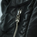 Chrome Hearts Donsjack Lamsleer XS Zwart Authentiek 168331SM-11