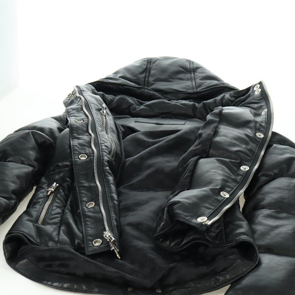 Chrome Hearts Donsjack Lamsleer XS Zwart Authentiek 168331SM