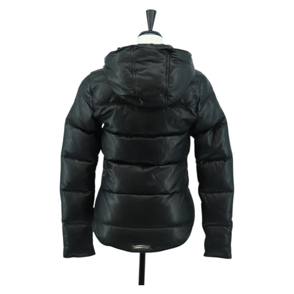Chrome Hearts Donsjack Lamsleer XS Zwart Authentiek 168331SM