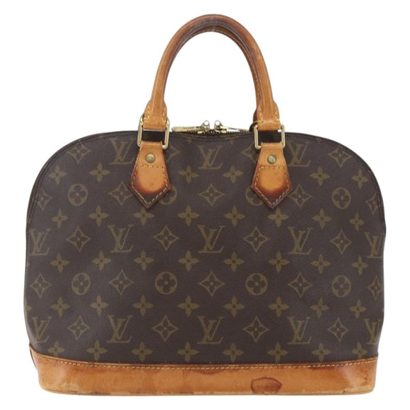 LOUIS VUITTON Monogram Alma Hand Bag M51130 LV Auth 168340