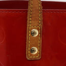 LOUIS VUITTON Monogram Vernis Reade PM Hand Bag Red Rouge M91088 LV Auth 168343-18
