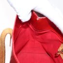 LOUIS VUITTON Monogram Vernis Reade PM Hand Bag Red Rouge M91088 LV Auth 168343-21