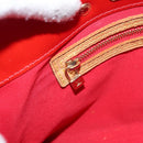 LOUIS VUITTON Monogram Vernis Reade PM Hand Bag Red Rouge M91088 LV Auth 168343-22