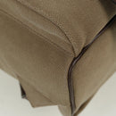 PRADA Backpack Canvas Beige Gold Auth 168350V-16