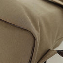 PRADA Backpack Canvas Beige Gold Auth 168350V-19