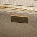 PRADA Backpack Canvas Beige Gold Auth 168350V-26
