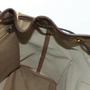PRADA Backpack Canvas Beige Gold Auth 168350V-28