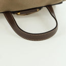 PRADA Backpack Canvas Beige Gold Auth 168350V-7