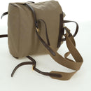 PRADA Backpack Canvas Beige Gold Auth 168350V-8