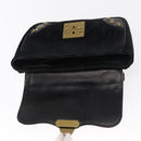 LOUIS VUITTON Monogram Velours Irvine Hand Bag Black M92733 LV Auth 168356SAV-16