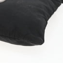 PRADA Shoulder Bag Nylon Black Silver Auth 168360-10