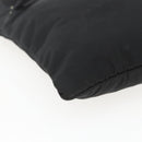 PRADA Shoulder Bag Nylon Black Silver Auth 168360-13