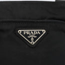 PRADA Shoulder Bag Nylon Black Silver Auth 168360-16