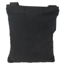 PRADA Shoulder Bag Nylon Black Silver Auth 168360-3