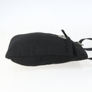 PRADA Shoulder Bag Nylon Black Silver Auth 168360-5