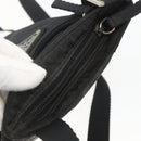 PRADA Shoulder Bag Nylon Black Silver Auth 168360-6