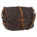 LOUIS VUITTON Monogram Saumur 30 Shoulder Bag M42256 LV Auth 168363-1