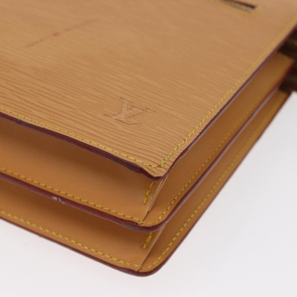 LOUIS VUITTON Epi Angian Shoulder Bag Beige M52116 LV Auth 168364