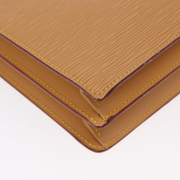 LOUIS VUITTON Epi Angian Shoulder Bag Beige M52116 LV Auth 168364