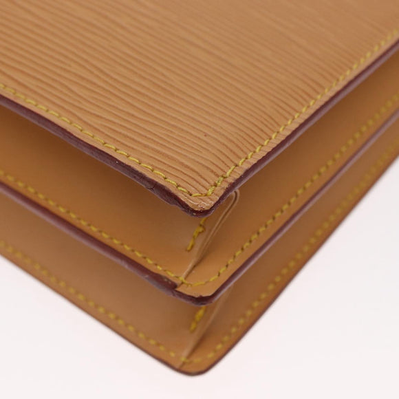 LOUIS VUITTON Epi Angian Shoulder Bag Beige M52116 LV Auth 168364