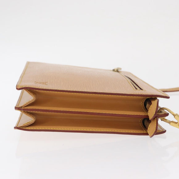 LOUIS VUITTON Epi Angian Shoulder Bag Beige M52116 LV Auth 168364