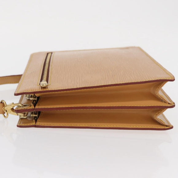 LOUIS VUITTON Epi Angian Shoulder Bag Beige M52116 LV Auth 168364