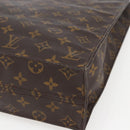 LOUIS VUITTON Monogram Sac Plat Hand Bag M51140 LV Auth 168365-9