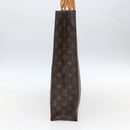LOUIS VUITTON Monogram Sac Plat Hand Bag M51140 LV Auth 168365-4