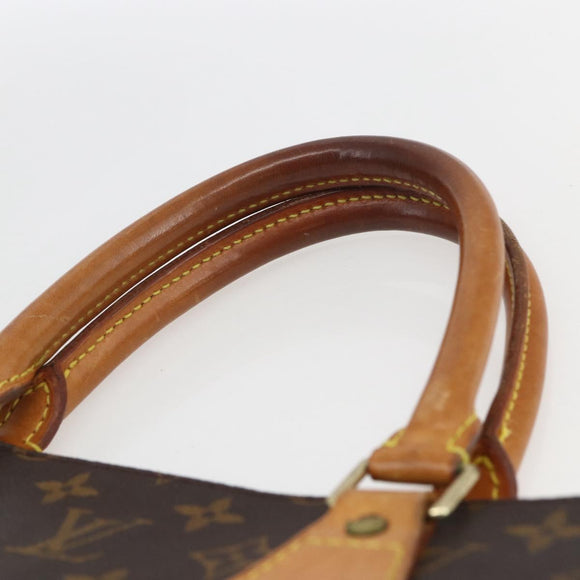 LOUIS VUITTON Monogram Sac Plat Hand Bag M51140 LV Auth 168365