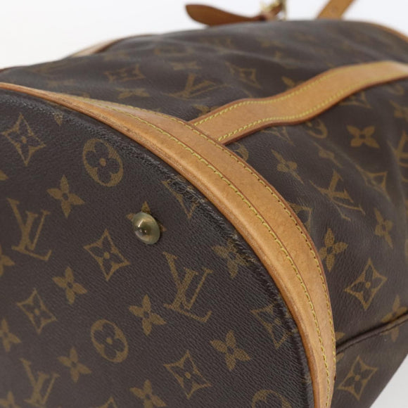 LOUIS VUITTON Monogram Bucket GM Schultertasche M42236 LV Auth 168368