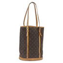 LOUIS VUITTON Monogram Bucket GM Schultertasche M42236 LV Auth 168368-1