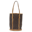 LOUIS VUITTON Monogram Bucket GM Schultertasche M42236 LV Auth 168368-13