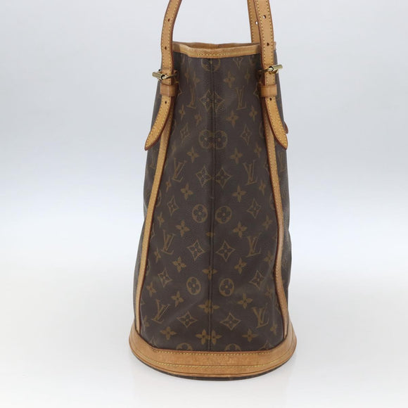 LOUIS VUITTON Monogram Bucket GM Shoulder Bag M42236 LV Auth 168368