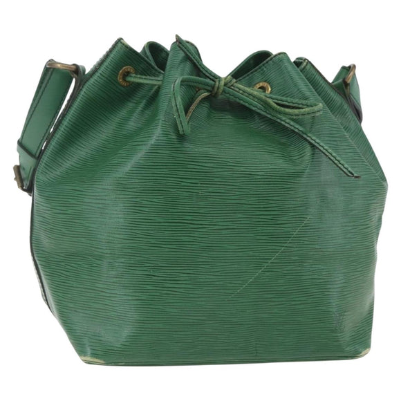 LOUIS VUITTON Epi Petit Noe Shoulder Bag Green M44104 LV Auth 168370